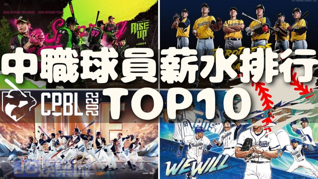 中職球員薪水排行top10